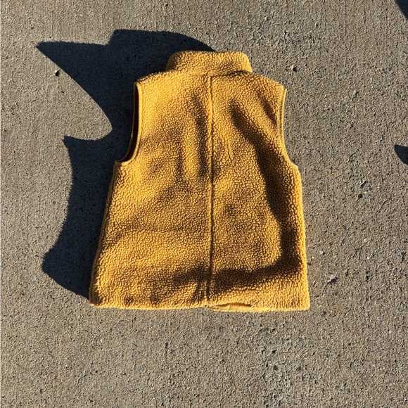 J. Crew Golden Sherpa Vest - Picture 2 of 3